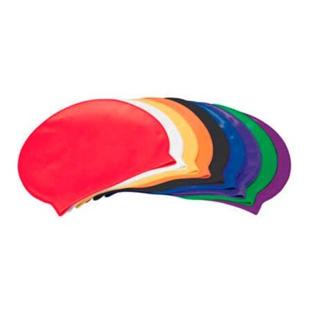 Kemp Usa Silicone Swimming Caps, Navy 18-008-NVY